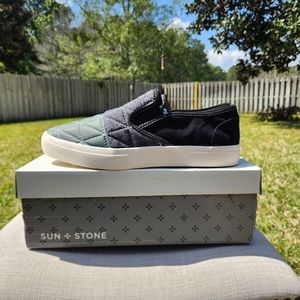 Sun Stone Reins Slip On Sneakers Shoes Mens 10.5 M Multi Paisley Patchwork NWB